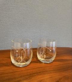 ウェッジウッド WEDGWOOD ハート模様 クリスタル グラス 2個セット