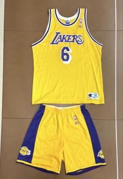 NBA　永久欠番6番ユニフォーム上下 レイカーズ　ジョーンズ　JONES NBA 永久欠番6番ユニフォーム上下 レイカーズ ジョーンズ JONES