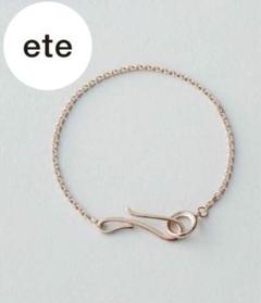 極美品✨️ ete ロウ バングル ウェーブ 廃盤品希少 ブラウンゴールド ロウ バングル（850627） ｜ women（ウィメンズ） ｜ ete／ete