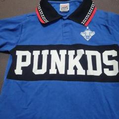 PUNKDS ポロシャツ 青 Sサイズ
