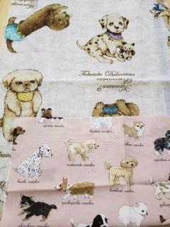 yukiemon フランシュリッペ犬のイラストはぎれ