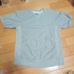 チャンピオン　リバースウィーブ　半袖スエット　レイジブルー　M