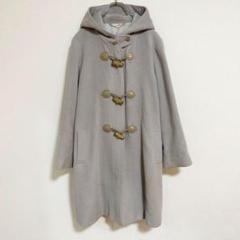 SCAPA スキャパ ウール ダッフルコート グレー トグルボタン 裏地チェック m48719304898_1.jpg?1713133694