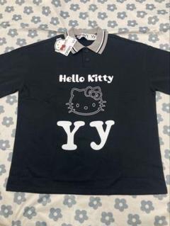 【新品未使用】Open Yy ハローキティ サンリオ コラボ 襟付きTシャツ 新品未使用】Open Yy ハローキティ サンリオ コラボ 襟付きTシャツ