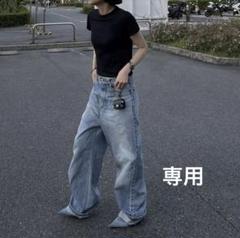 ok.soon オクスン wide denim black Size3 original wide denim black | ok.soon