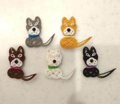 絹巻き水引パーツ 犬 ☆水引パーツ 犬 マルチーズ5個セット☆ - メルカリ
