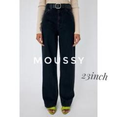 moussy HW 90S BLK STRAIGHT 25㌅ moussy HW 90S BLK STRAIGHT ストレートデニム ブラック - メルカリ