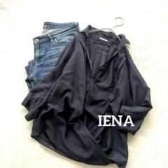イエナIENA 日本製　シアーカシュクール　スキッパーシャツ