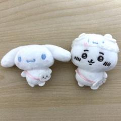 新品♡︎ちいかわ　サンリオコラボ　シナモンぬいぐるみブローチ 完売品 サンリオ - ちいかわ サンリオ コラボぬいぐるみ シナモンロール