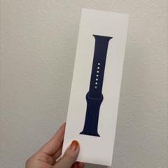 Applewatch バンド スポーツバンド 純正 紺色