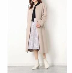 新品✨アプワイザーリッシェ✨ノーカラーリバーコート✨可愛く綺麗に着こなせる1着 新品✨アプワイザーリッシェ✨ノーカラーリバーコート✨可愛く