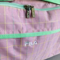 【可愛い】FILA チェック柄 ボストンバッグ ピンク