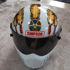 スクラップドリーム SIMPSON シンプソン　ヘルメット　美品 スクラップドリーム様専用 SIMPSON シンプソン ヘルメット 美品