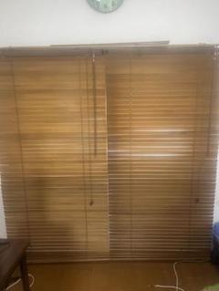 ウッドブラインド　88×178cm 2セットまとめて。 ウッドブラインド 88×178cm 2セットまとめて。 - メルカリ