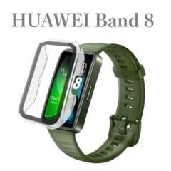 HUAWEI Band 8 専用ケース一体型 強化ガラス 保護カバー 全面保護