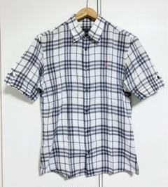 BURBERRY BLACK LABELの半袖チェックシャツ　送料無料
