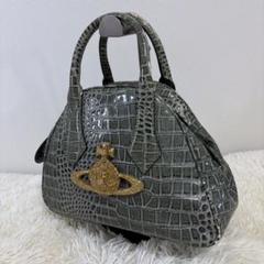 【良品】ヴィヴィアンウエストウッド ヤスミン クロコ型押し バッグ