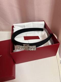 極美品　ferragamo フェラガモ　カチューシャ　ビジュー　ビジュー FERRAGAMO サルヴァトーレ フェラガモ Salvatore Ferragamo