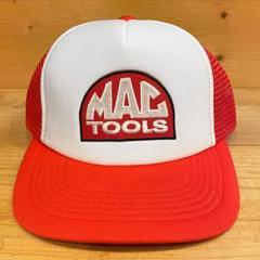 MAC TOOLS マックツール　トラッカーキャップ　usa製 メッシュキャップ MACTOOLS レッド マックツール トラッカー