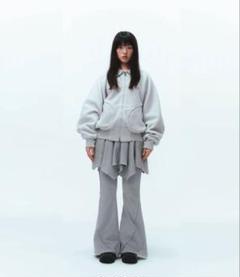 coyseio グレー ジャケット サイズ2 ヘリン着用 y2k 無彩色グランジ