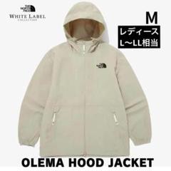 韓国購入★Mサイズ★ノースフェイス オレマ フード ジャケット ベージュ THE NORTH FACE - 韓国ノースフェイスロゴ刺繍オレマフード