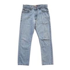 BASICKS リーバイス ハートステッチ 再構築 フレアデニムパンツ M BASICKS リーバイス ハートステッチ 再構築 フレアデニムパンツ