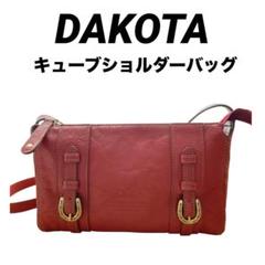 【匿名配送‼️】Dakota キューブショルダーバッグ（レッド）のサムネイル