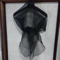 黒ショール 黒ストール
