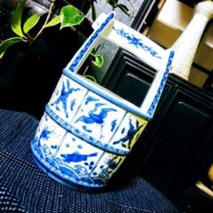 唐津焼　蟹籠　花瓶　飾り壺 インテリア 作家物 2025年最新】蟹 花瓶の人気アイテム - メルカリ