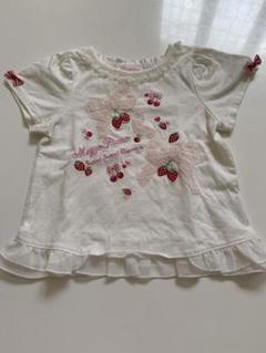 Mezzo Piano ストロベリー刺繍 Tシャツ 110
