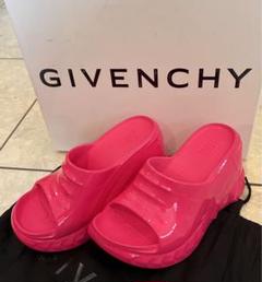 GIVENCHY マシュマロサンダル38ピンク（ジバンシィの厚底
