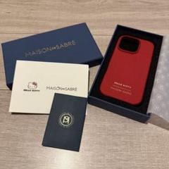 MAISONdeSABRE（メゾンドサブレ) キティ　iPhone16pro iPhone 16 Case - Pomegranate Red (Hello Kitty) – MAISON de SABRÉ