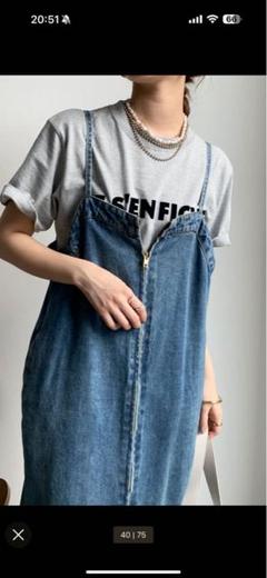 DOU DOU JESEN FICHEフロッキーロゴTEE