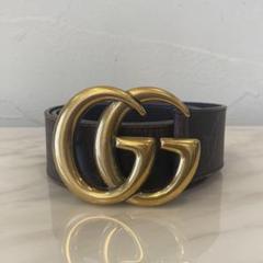 ✨希少・美品✨グッチ GGマーモント ベルト ゴールド金具 レザー 箱付き!! 2025年最新】gucci ggマーモント ベルトの人気アイテム - メルカリ