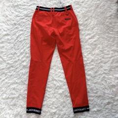ジャックバニー パーリーゲイツ パンツ ジョグパンツ 赤 総柄 スキニー ジャックバニー パーリーゲイツ パンツ ジョグパンツ 赤 総柄