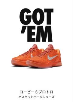 Nike Kobe 6 Protro Total Orange 28.5㎝