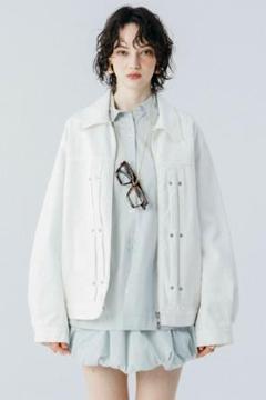 ジャケット・アウター THE TOE lilac tulle blouson THE TOE lilac tulle blouson