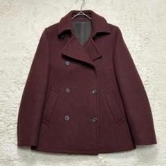 【美品】MHL. マーガレットハウエル　イギリス製ピーコート　L MHL. マーガレットハウエル MARGARET HOWELL *ウールシングル