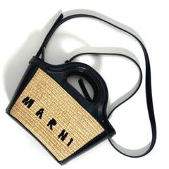 【未使用】 マル二 トロピカリア かごバッグ ロゴ 2way ショルダーバッグ