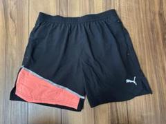 メンズPUMA DRYCELL ショートパンツ ブラック　オレンジ　L