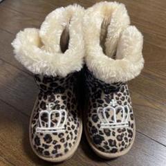 KIDSDOLL ヒョウ柄ブーツ 19センチ