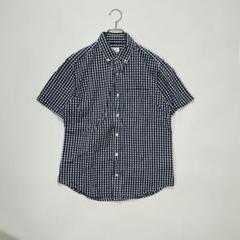 old GAP ギャップ　90s 半袖シャツ　ギンガムチェック　ユニセックス 90s OLD GAP 半袖 短丈 ギンガムチェックシャツ city box - メルカリ