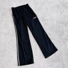 アシックス　ボトムス　パンツ　M ブラック　ウエストゴム　日本製