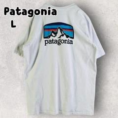 パタゴニア レスポンシビリティ 半袖Tシャツ マウンテンロゴプリント L