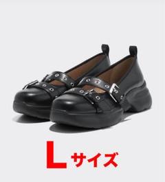 【人気】GU×rokh コラボ　レッド ストラップ付きカジュアルシューズ　L 話題の「GUコラボ」が可愛すぎてもはや事件！売り切れ前に絶対