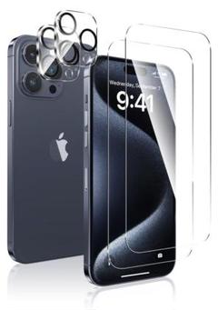 お得❣️ iPhone 15 pro max用ガラスフィルム+カメラフィルム