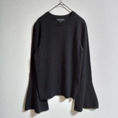 〚JILLSTUART〛ジルスチュアート【M】ベルスリーブ ニット ブラック