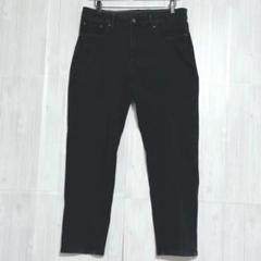 UNIQLO ユニクロ　ストレッチストレートデニム　黒　M