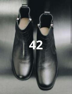 LIDNM Llife SLIGHT SQUARE ZIP BOOTS 42