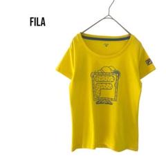 FILAフィラ　半袖Tシャツ　スポーツウェア　テニス　派手　トレーニング　速乾